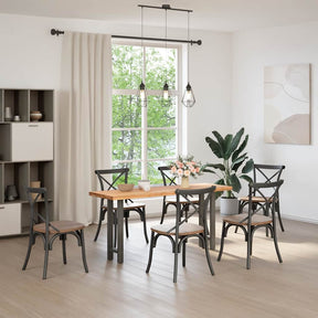 Vidaxl console tafelpoten 2 st 38x(72-73) cm staal antraciet