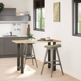 Vidaxl bartafelpoten 2 st 40x(90-91) cm staal antraciet