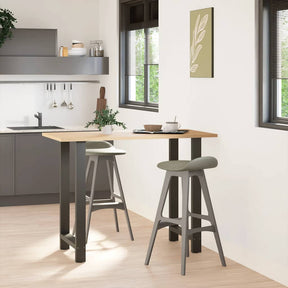 Vidaxl bartafelpoten 2 st 60x(100-101) cm staal antraciet