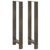 Vidaxl bartafelpoten 2 st 40x(110-111) cm staal naturel