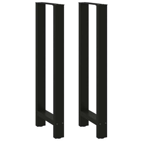 Vidaxl bartafelpoten 2 st 50x(110-111) cm staal zwart