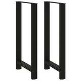 Vidaxl bartafelpoten 2 st 60x(110-111) cm staal zwart