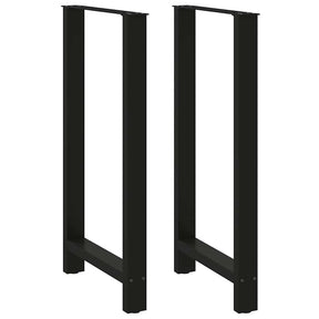 Vidaxl bartafelpoten 2 st 60x(110-111) cm staal zwart