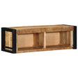 Vidaxl tv-meubel 80x30x25 cm massief ruw mangohout