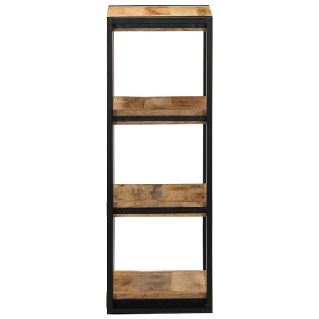 Vidaxl wandschap 35x35x100 cm massief ruw mangohout