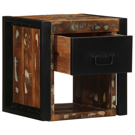 Vidaxl nachtkastjes 2st 40x35x40cm massief gerecycled hout meerkleurig