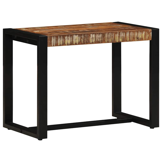 Vidaxl bank multicolor 60x35x45 cm massief hout hergebruikt