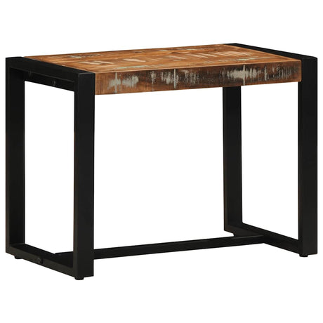 Vidaxl bank multicolor 60x35x45 cm massief hout hergebruikt