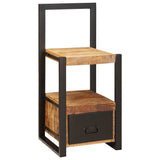 Vidaxl kledinghouder met lade bruin 40 x 40 x 90 cm massief mango hout