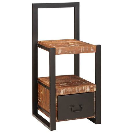 Vidaxl kledinghouder met lade multikleur massief gerecycled hout