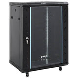 Vidaxl netwerkkast 15u 19 ip20 60x45x86 cm zwart