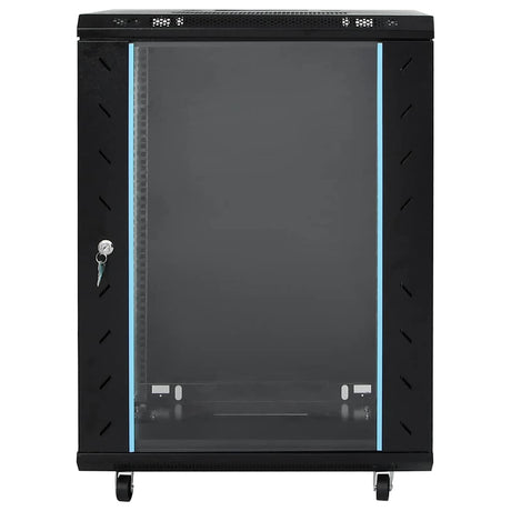 Vidaxl netwerkkast 15u 19 ip20 60x45x86 cm zwart