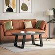 Vidaxl salontafelpoten 2 st u-vormig 70x(42-43) cm staal zwart