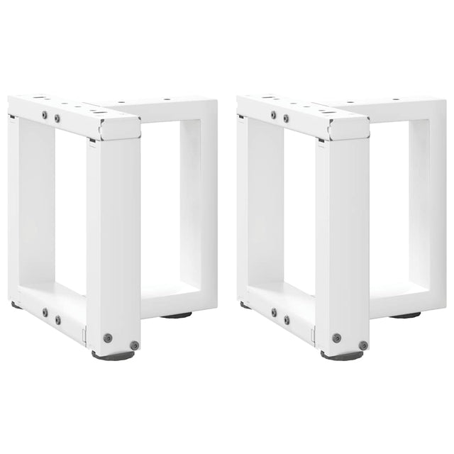 Vidaxl salontafelpoten 2 st t-vormig 30x25x(30-31) cm staal wit
