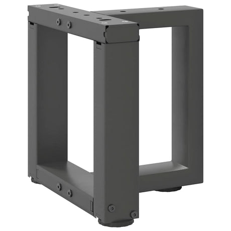 Vidaxl salontafelpoten 2 st t-vormig 30x25x(30-31) cm staal antraciet