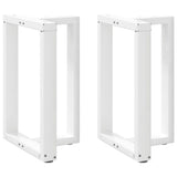 Vidaxl eettafelpoten 2 st t-vormig 50x35x(72-73) cm staal wit