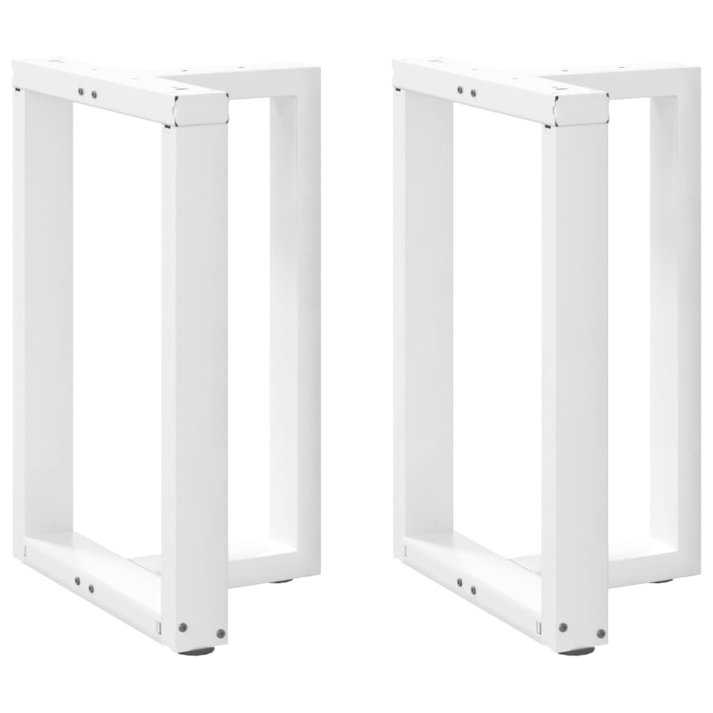 Vidaxl eettafelpoten 2 st t-vormig 60x35x(72-73) cm staal wit