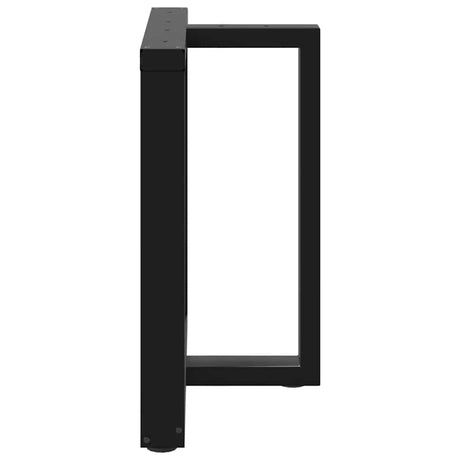 Vidaxl eettafelpoten 2 st t-vormig 70x35x(72-73) cm staal zwart