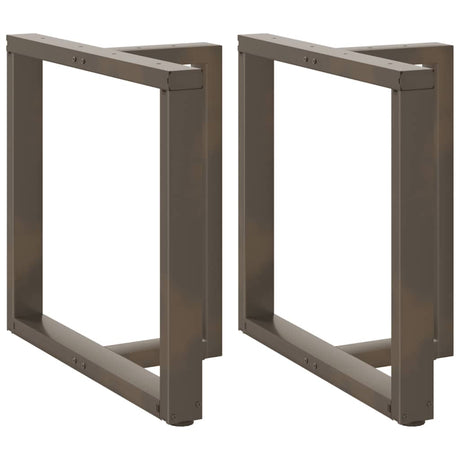 Vidaxl eettafelpoten 2 st t-vormig 70x35x(72-73) cm staal naturel