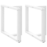 Vidaxl eettafelpoten 2 st t-vormig 90x35x(72-73) cm staal wit