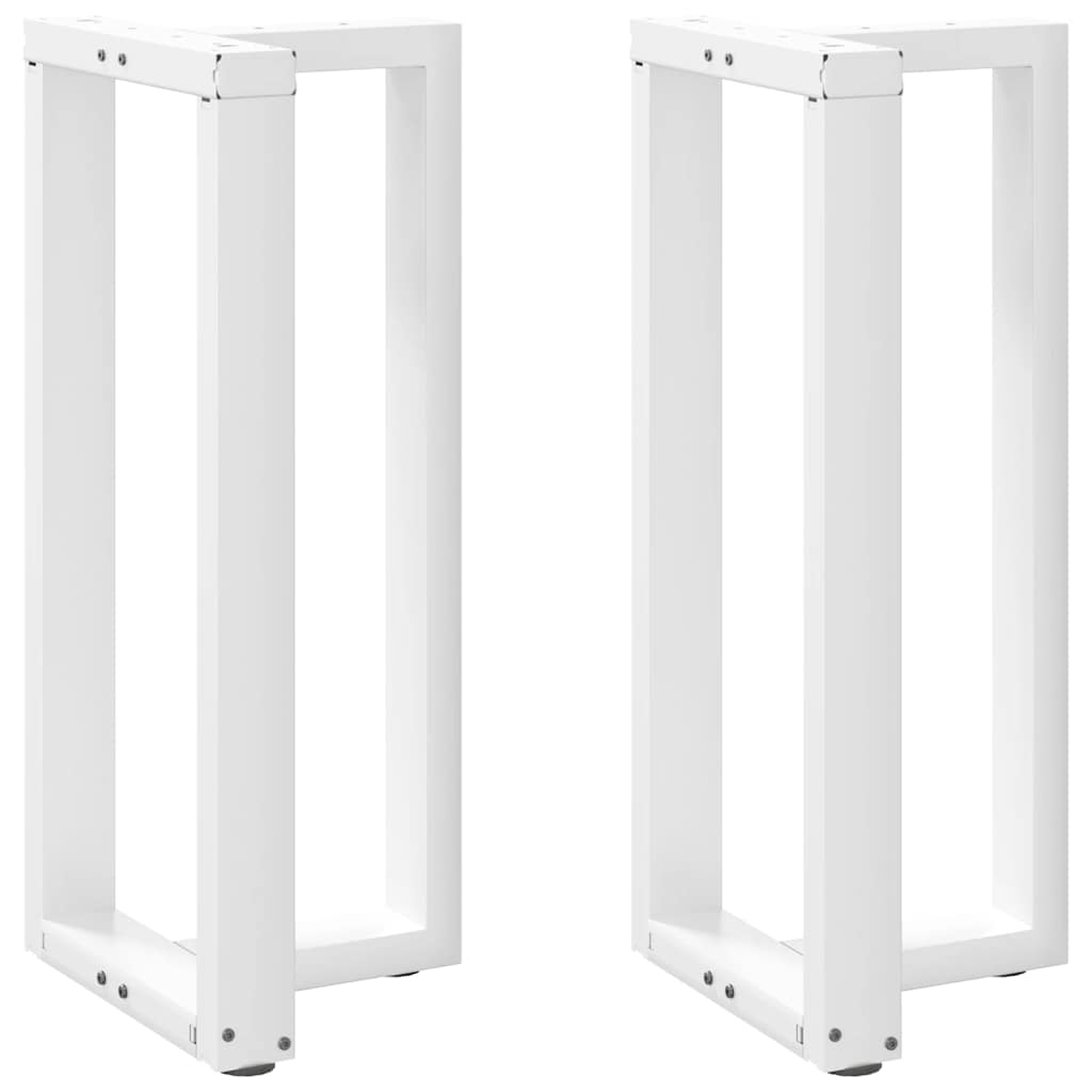 Vidaxl bartafelpoten 2 st t-vormig 50x35x(90-91) cm staal wit