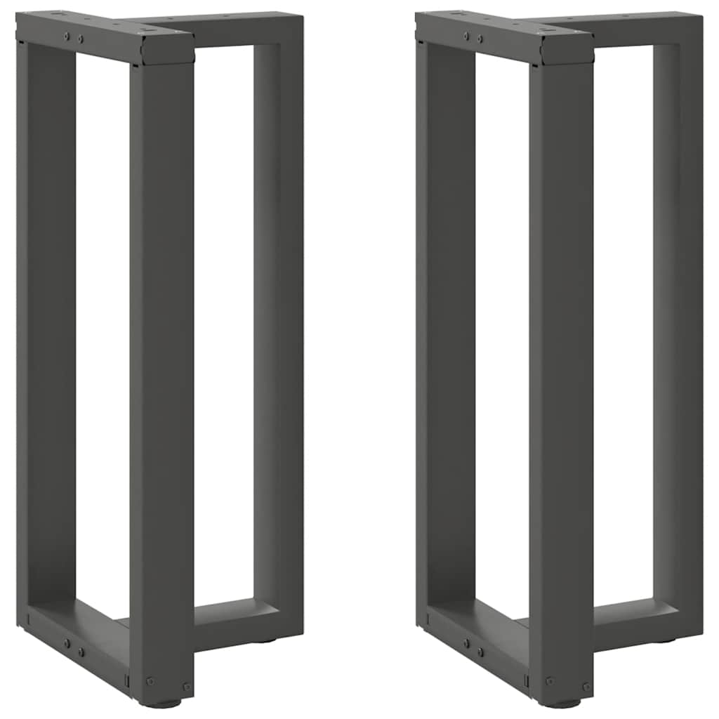 Vidaxl bartafelpoten 2 st t-vormig 50x35x(90-91) cm staal antraciet