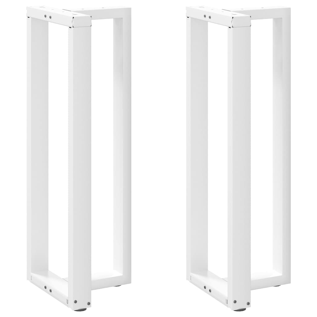 Vidaxl bartafelpoten 2 st t-vormig 40x35x(110-111) cm staal wit