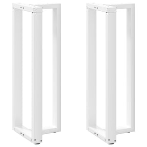 Vidaxl bartafelpoten 2 st t-vormig 40x35x(110-111) cm staal wit