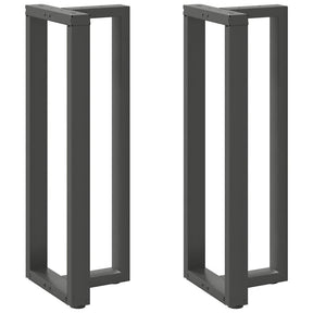 Vidaxl bartafelpoten 2 st t-vormig 40x35x(110-111) cm staal antraciet