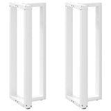 Vidaxl bartafelpoten 2 st t-vormig 50x35x(110-111) cm staal wit
