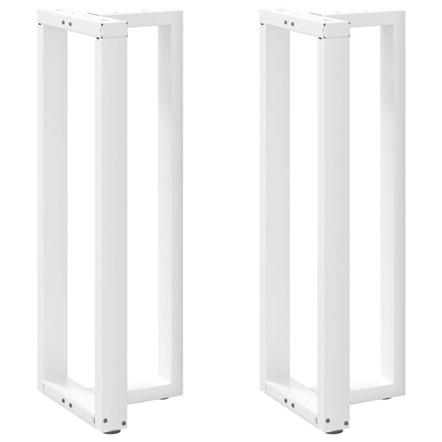 Vidaxl bartafelpoten 2 st t-vormig 50x35x(110-111) cm staal wit