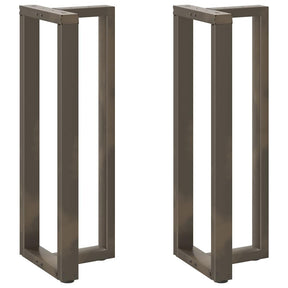 Vidaxl bartafelpoten 2 st t-vormig 50x35x(110-111) cm staal naturel