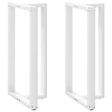 Vidaxl bartafelpoten 2 st t-vormig 60x35x(110-111) cm staal wit