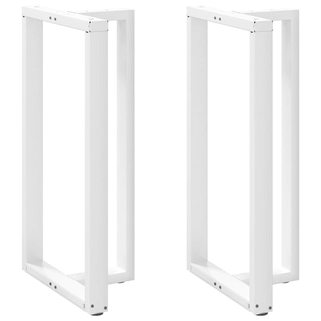 Vidaxl bartafelpoten 2 st t-vormig 60x35x(110-111) cm staal wit