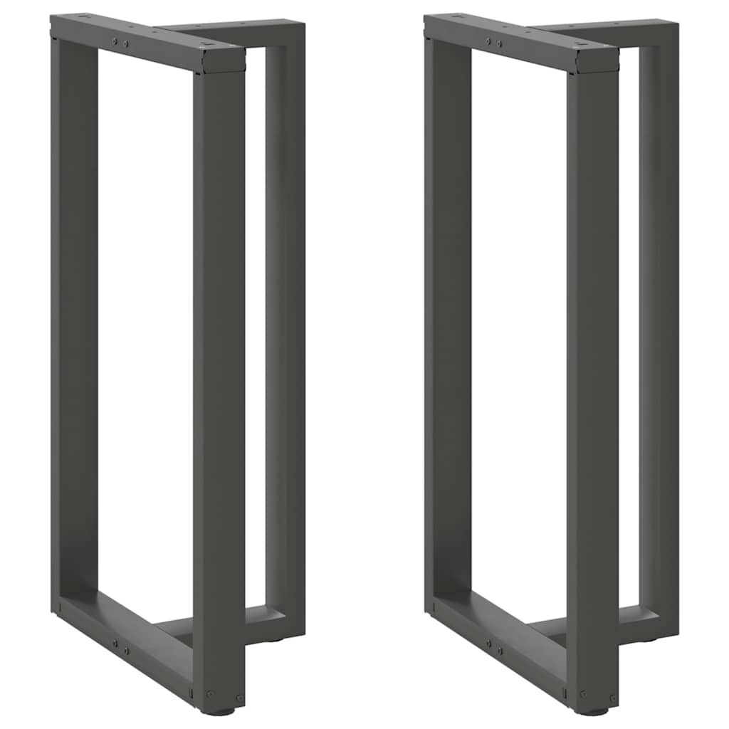 Vidaxl bartafelpoten 2 st t-vormig 60x35x(110-111) cm staal antraciet