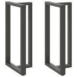 Vidaxl bartafelpoten 2 st t-vormig 60x35x(110-111) cm staal antraciet