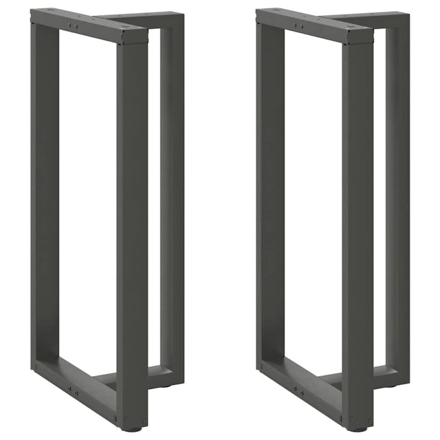 Vidaxl bartafelpoten 2 st t-vormig 60x35x(110-111) cm staal antraciet