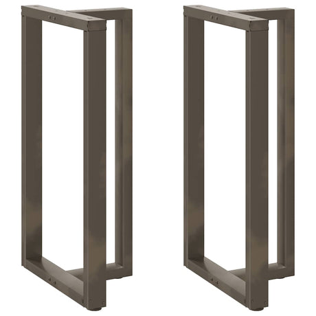 Vidaxl bartafelpoten 2 st t-vormig 60x35x(110-111) cm staal naturel