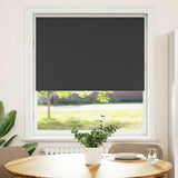 Vidaxl rolgordijn verduisterend 110x150 cm stofbreedte 105,7 cm zwart