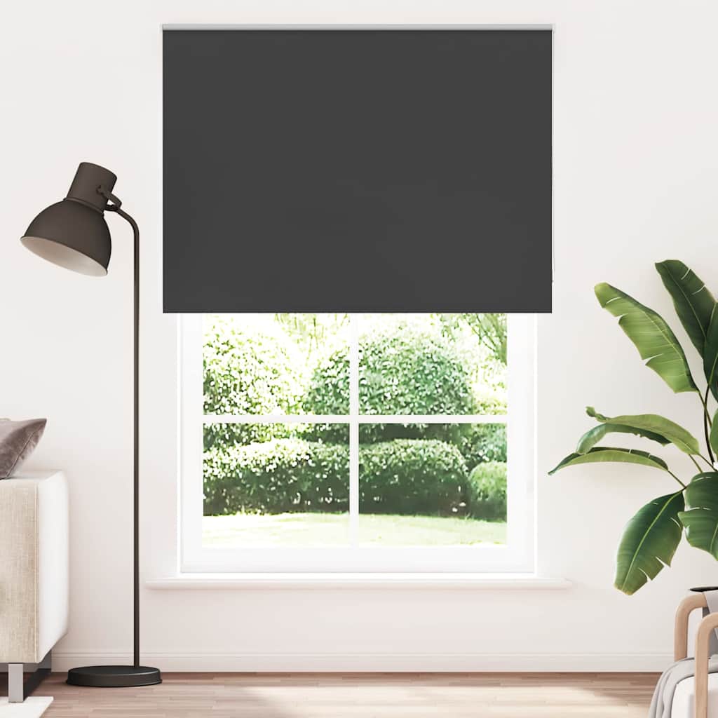 Vidaxl rolgordijn verduisterend 155x230 cm stofbreedte 151,6 cm zwart