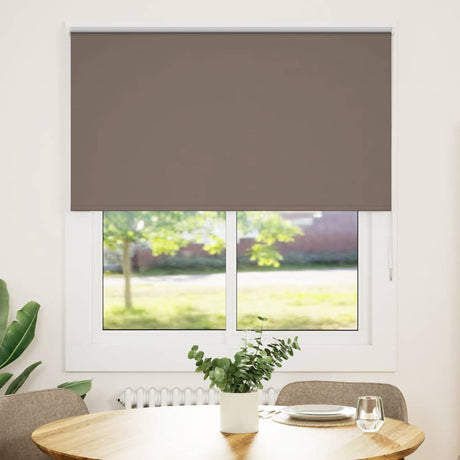 Vidaxl rolgordijn verduisterend koffie 135x150 cm stofbreedte 131,6 cm
