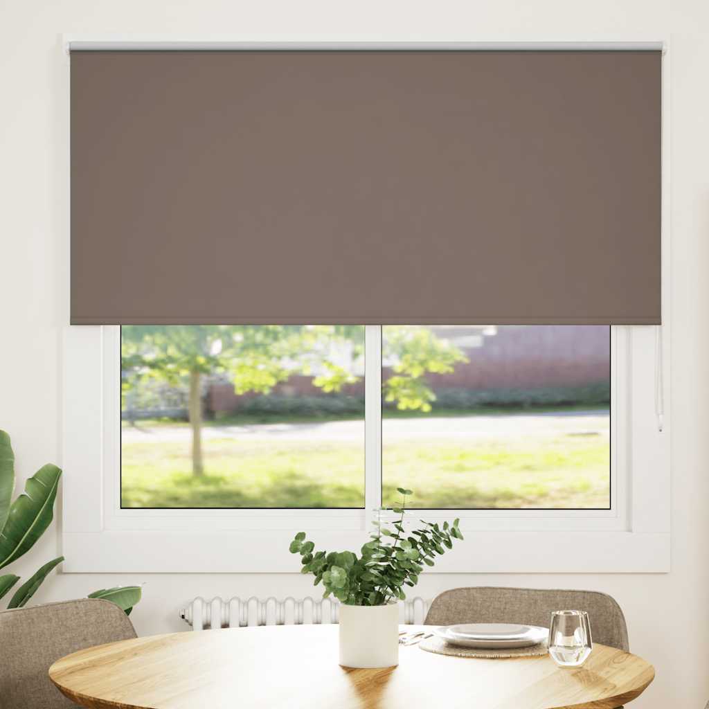 Vidaxl rolgordijn verduisterend koffie 165x150 cm stofbreedte 161,6 cm