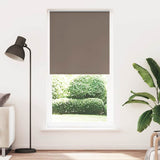 Vidaxl rolgordijn verduisterend koffie 110x210 cm stofbreedte 105,7 cm