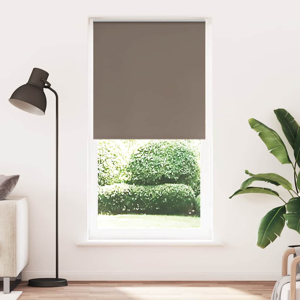Vidaxl rolgordijn verduisterend koffie 115x210 cm stofbreedte 110,7 cm