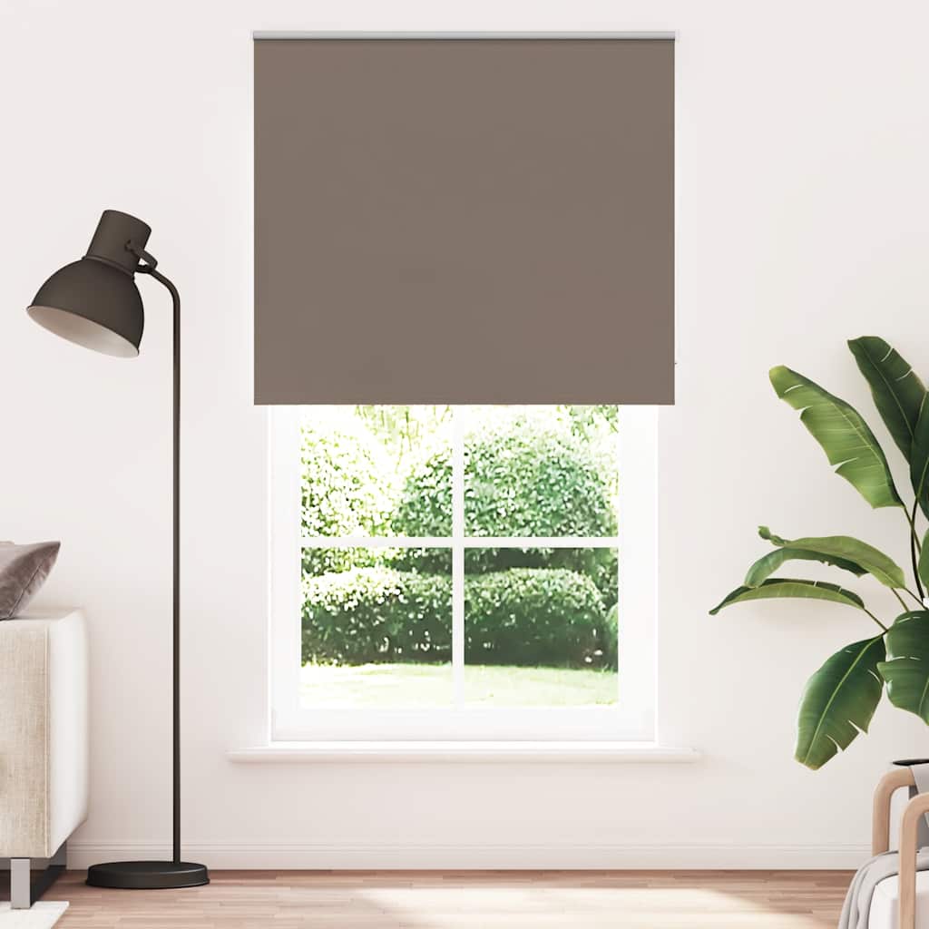 Vidaxl rolgordijn verduisterend koffie 125x230 cm stofbreedte 121,6 cm