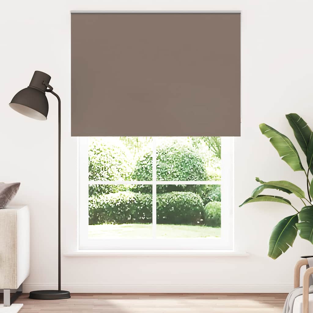 Vidaxl rolgordijn verduisterend koffie 155x230 cm stofbreedte 151,6 cm