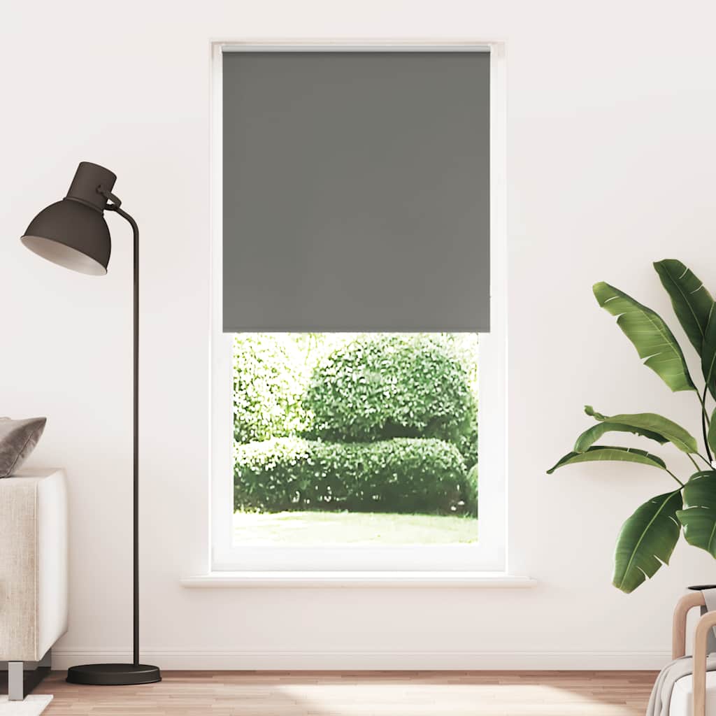 Vidaxl rolgordijn verduisterend 115x210 cm stofbreedte 110,7 cm grijs