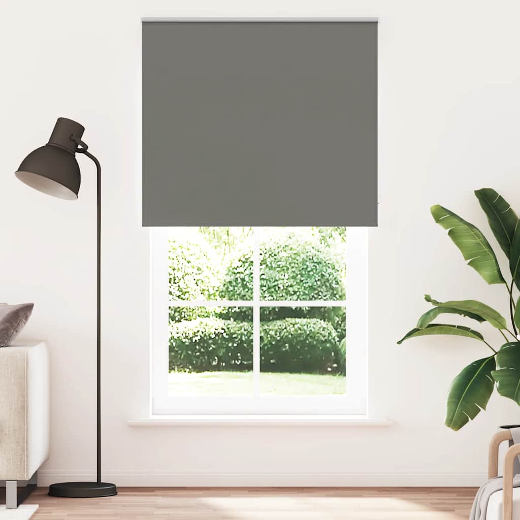 Vidaxl rolgordijn verduisterend 130x230 cm stofbreedte 126,6 cm grijs