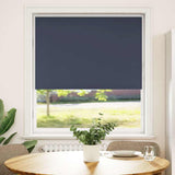 Vidaxl rolgordijn verduisterend 105x130 cm stofbreedte 100,7 cm blauw