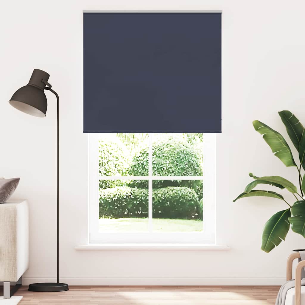 Vidaxl rolgordijn verduisterend 130x230 cm stofbreedte 126,6 cm blauw
